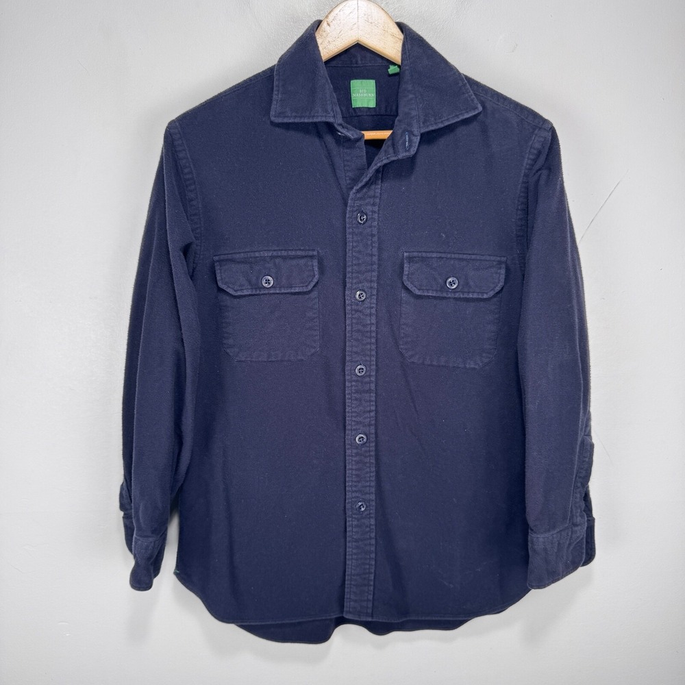 Sid Mashburn Dark Blue Casual Button Down Shirt